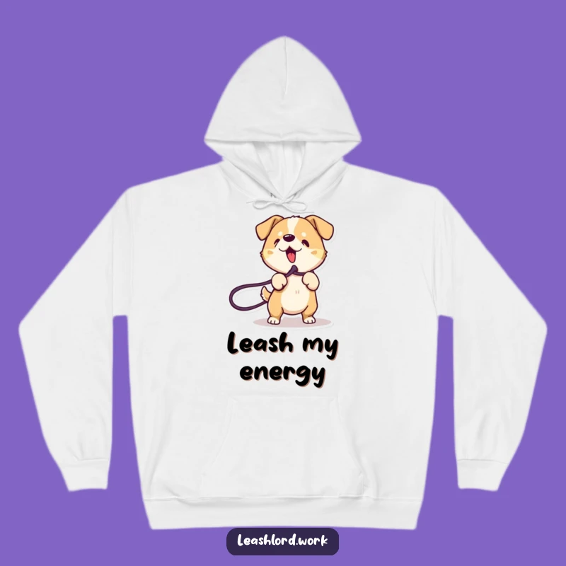 Funny Energetic Dog Hoodie: Cozy & Playful Pup Design, Perfect Gift