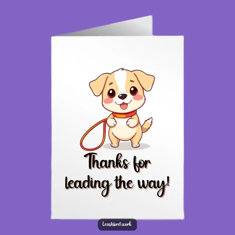 Free Printable Thank You Card: Cute Dog Tiny Legs - Heartfelt Downloadable Gift
