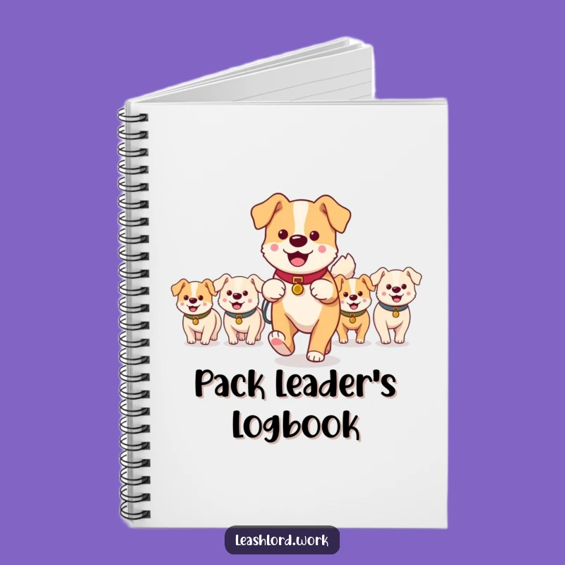 Funny Dog Walker Pack Notebook: Jot Down Your Pack's Adventures
