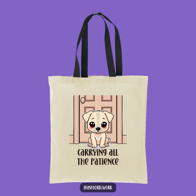 Funny Dog Dot Eyes Tote Bag - Spacious & Humorous Pet Accessory Gift